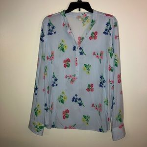 Talbots large floral shirt